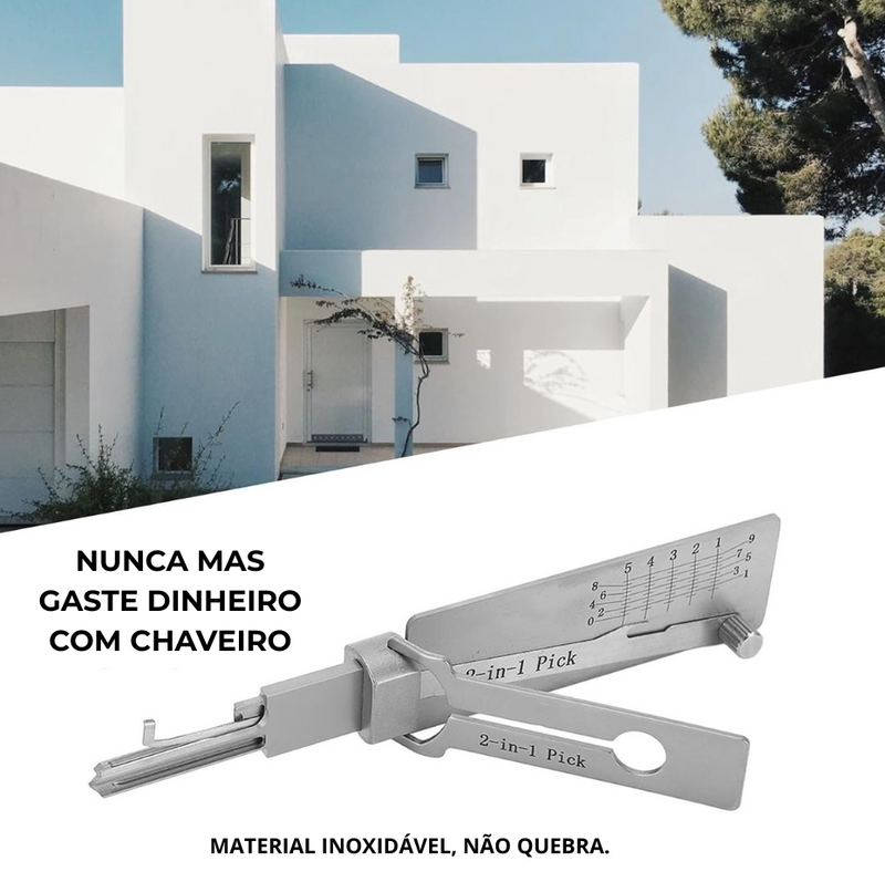 🔥Oferta Especial - Decodificador de Chaves Mestra de Aço Inoxidável